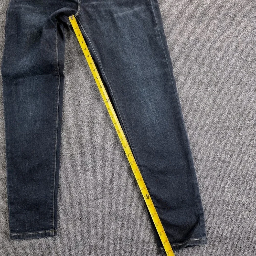 Michael Kors‎ Mens Dark Indigo Skinny Jeans Size 10 Gold Hardware Stretch Denim